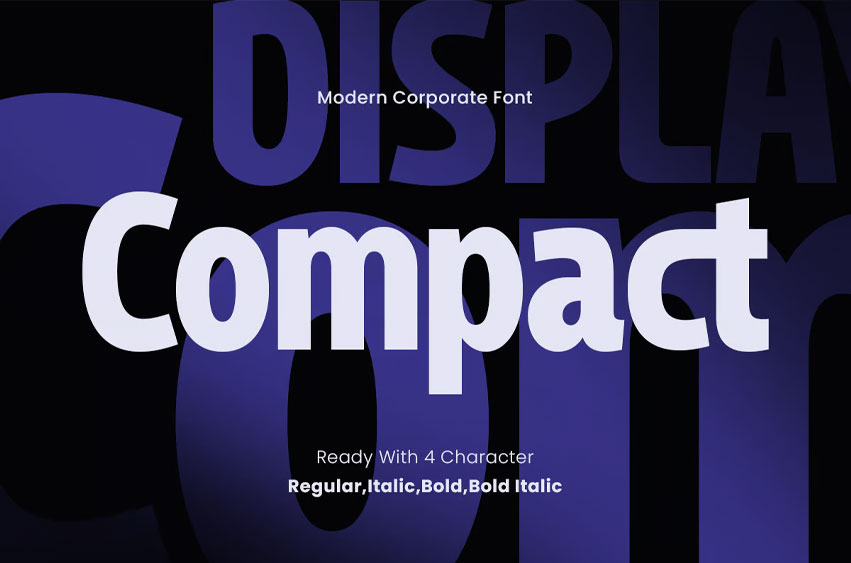 Compact Font