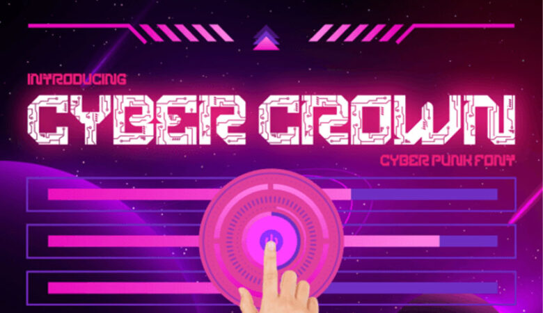 Cyber Crown Font