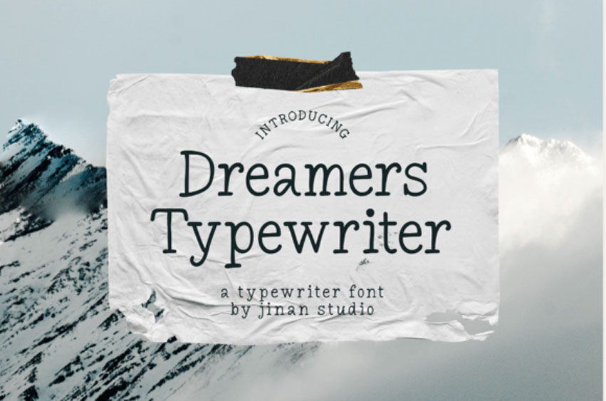 Dreamers Typewriter Font