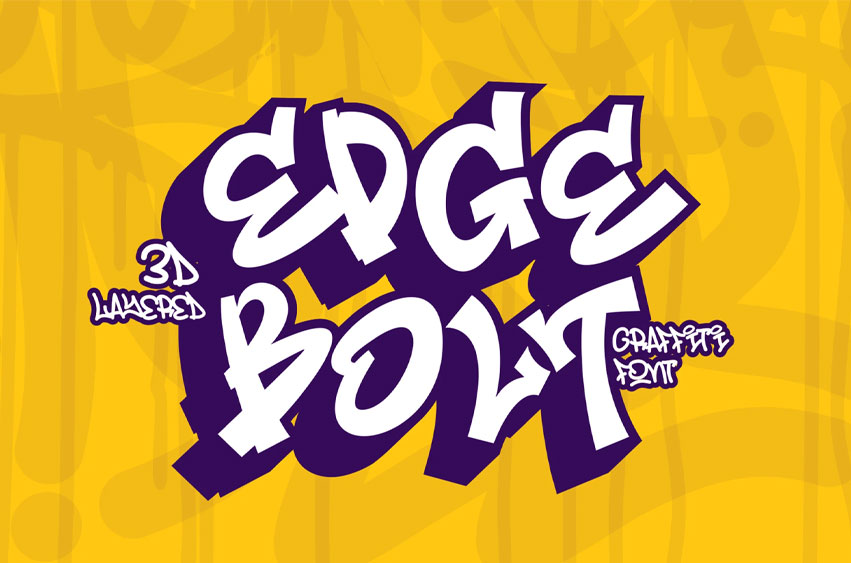 Edge Bolt Font