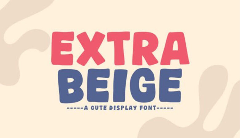 Extra Beige Font