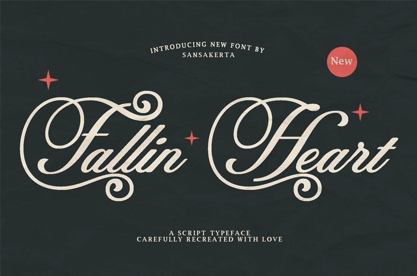 Fallin Hearth Font