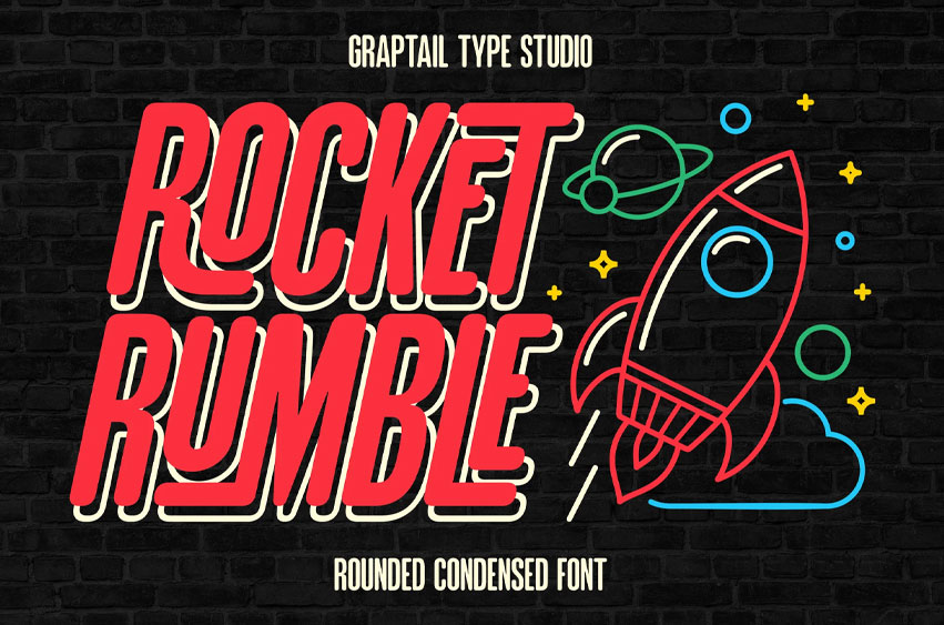 GTS Rocket Rumble Font