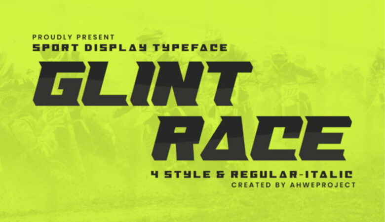 Glint Race Font