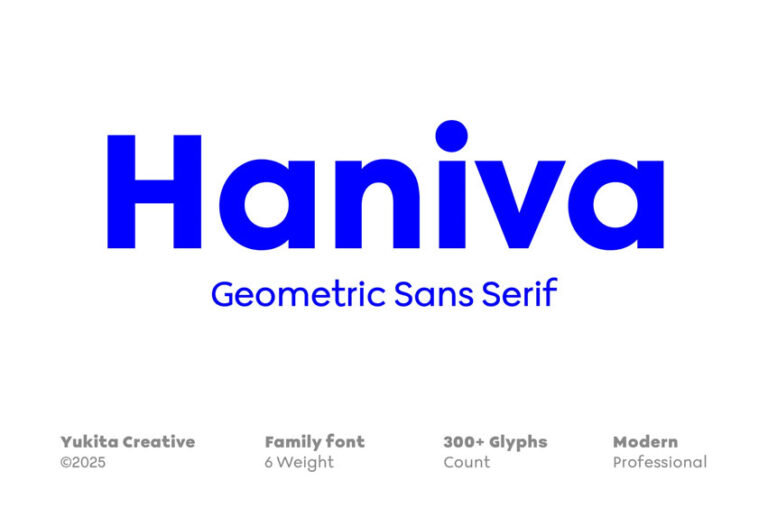 Haniva Font - Creative Fonts