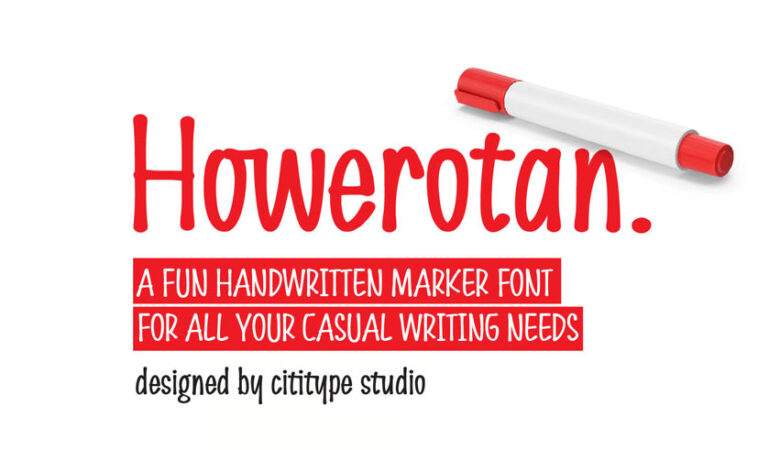 Howerotan Font