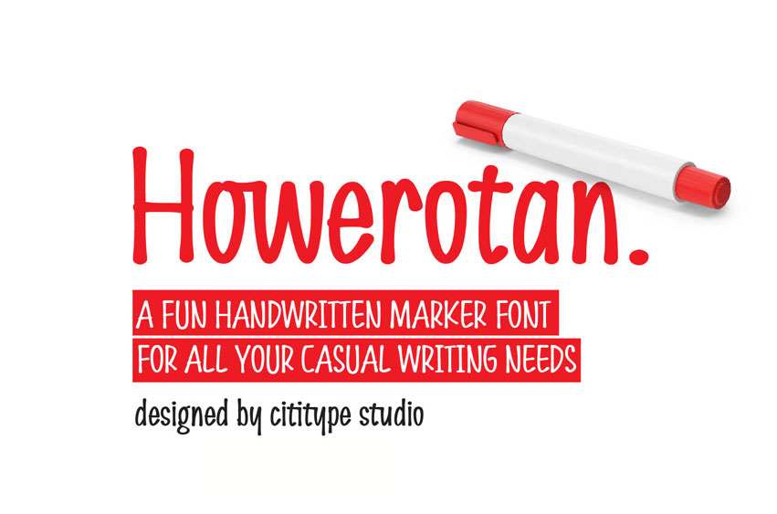 Howerotan Font