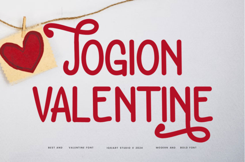 Jogion Valentine Font