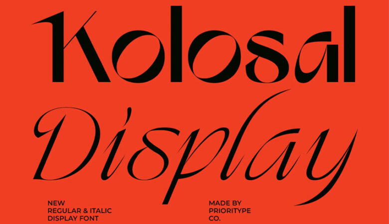 Kolosal Display Font