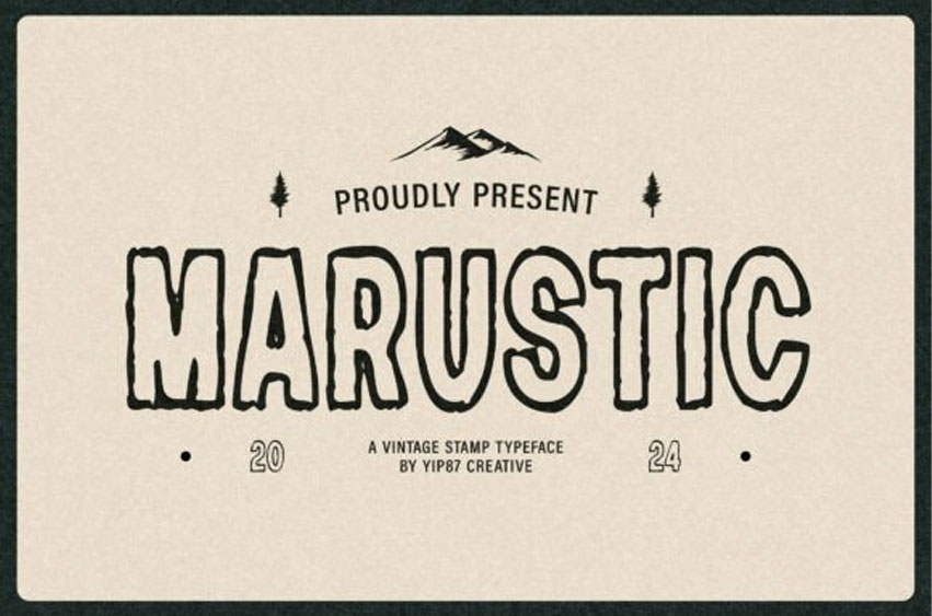 Marustic Font