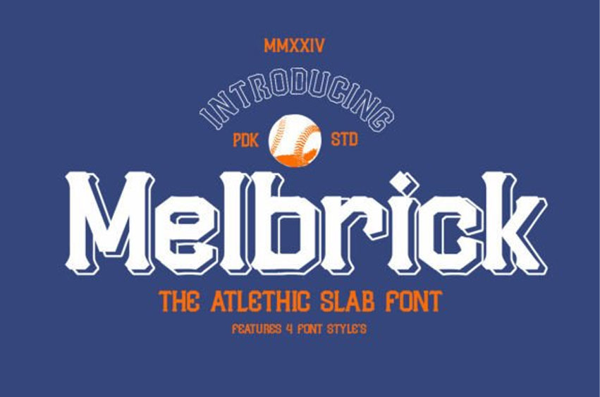 Melbrick Font