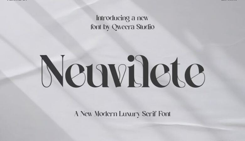 Neuvilete Font