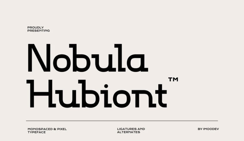 Nobula Hubiont Font