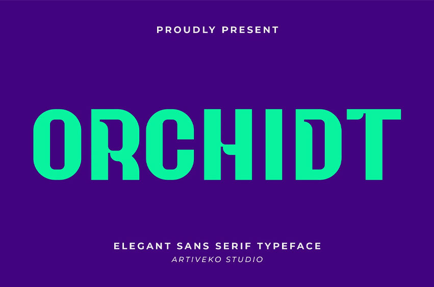 Orchidt Font