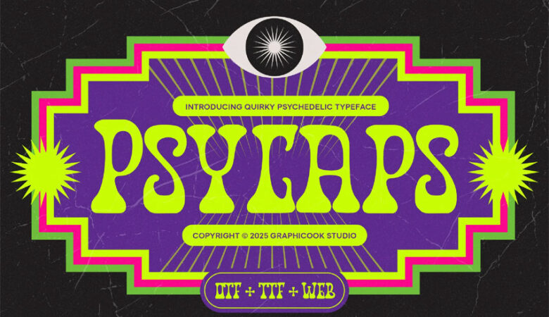 Psycaps Font