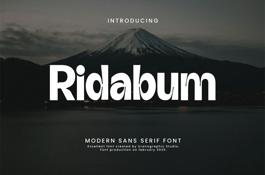 Ridabum Font