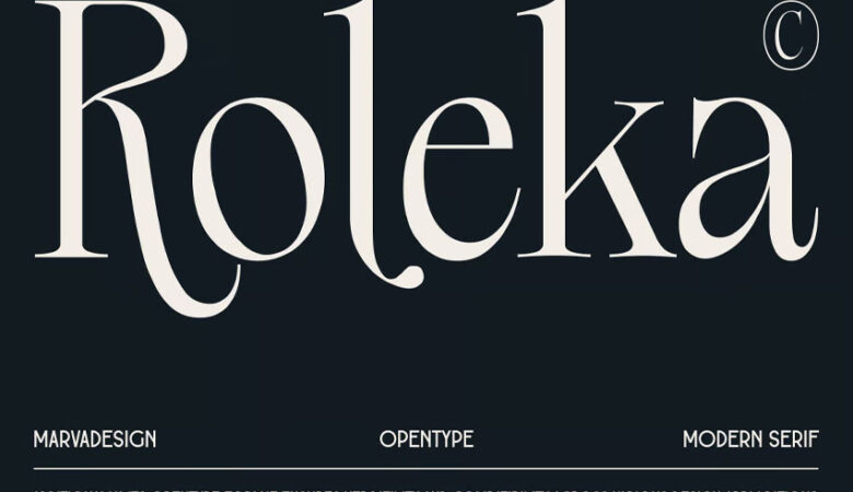 Roleka Font