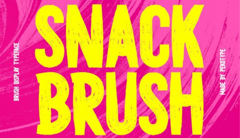 Snack Brush Font