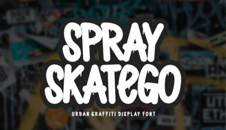 Spray Skatego Font