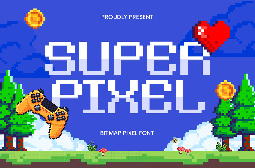 Super Pixel Font