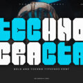 Techno Cracta Font