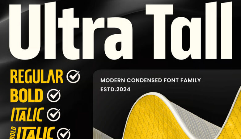 Ultra Tall Font