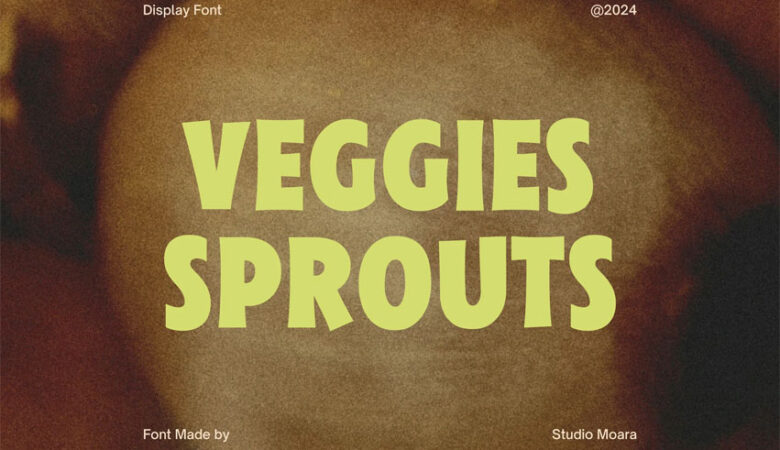 Veggies Sprouts Font