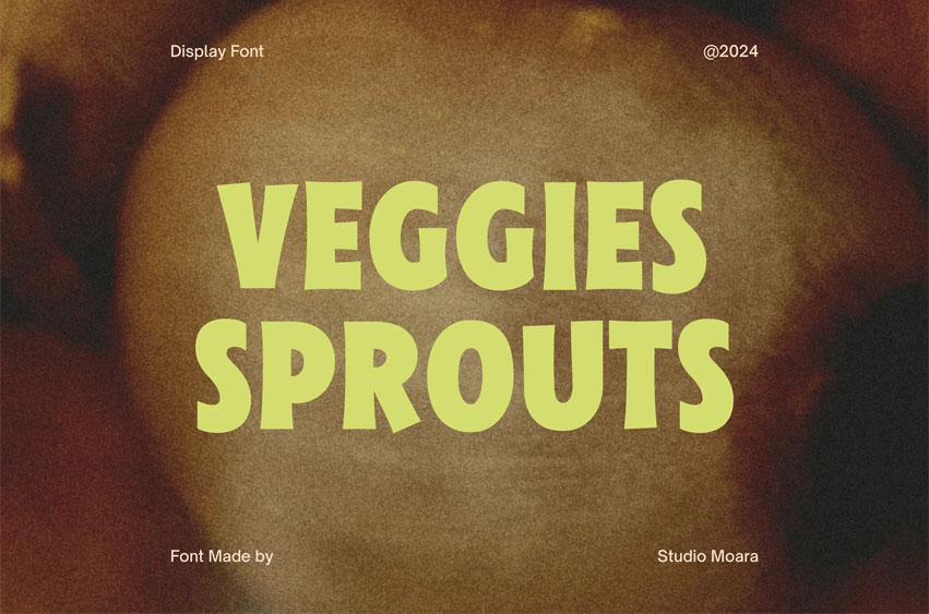 Veggies Sprouts Font