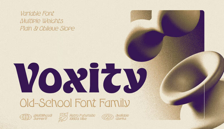 Voxity Old-School Font