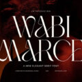 Wabi Marce Font