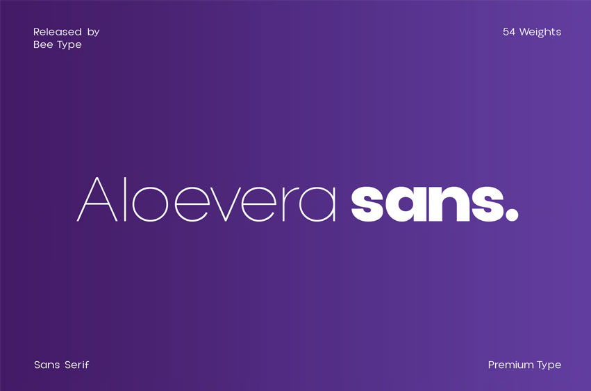 Aloevera Sans Font