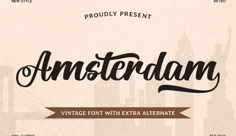 Amsterdam Vintage Font