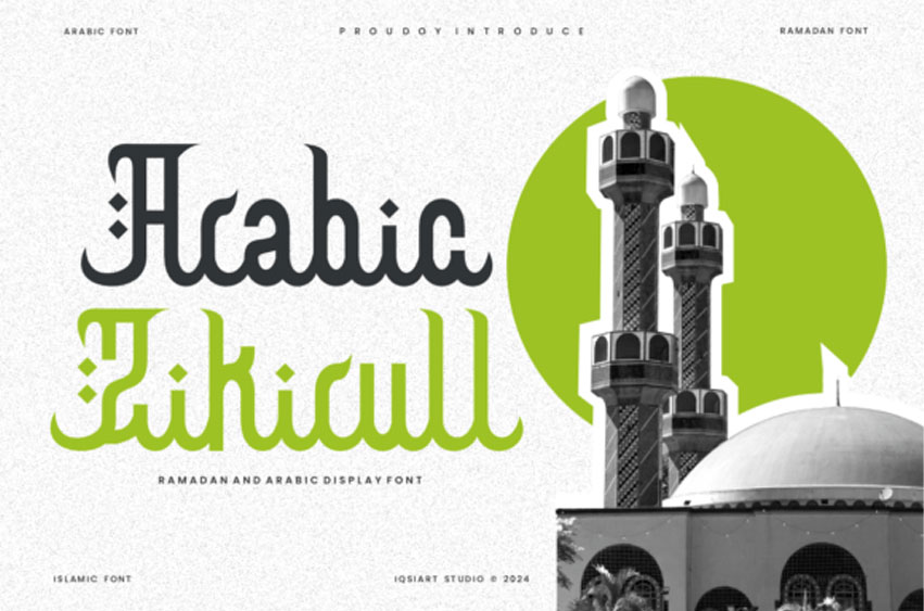 Arabic Zikirull Font