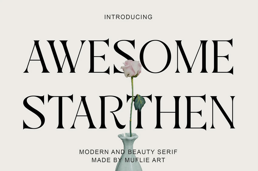 Awesome Starthen Font