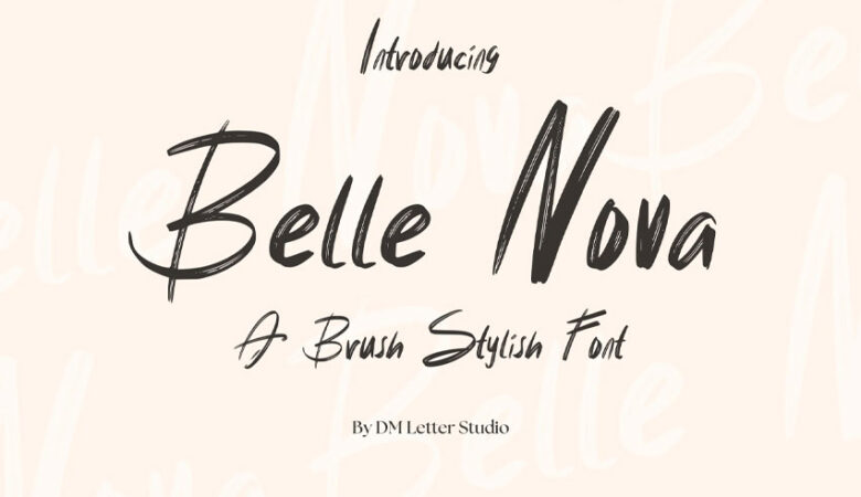 Belle Nova Font