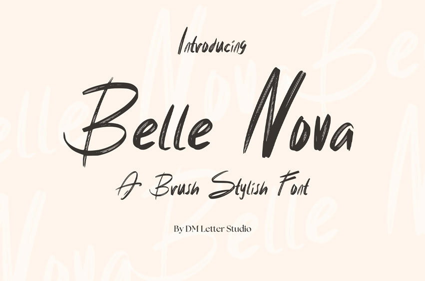 Belle Nova Font
