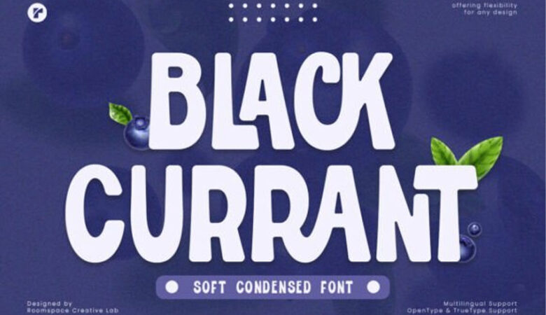 Black Currant Font