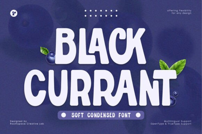 Black Currant Font