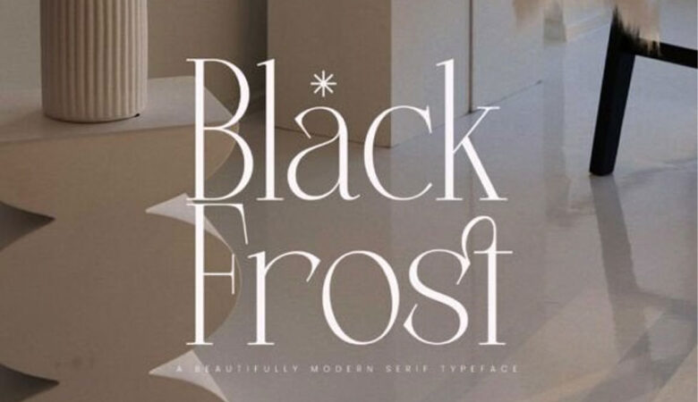 Black Frost Font