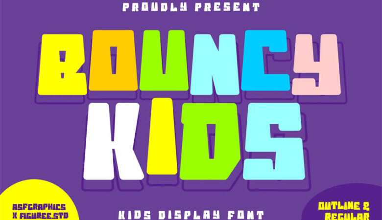 Bouncy Kids Font