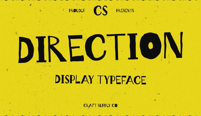 CS Direction Font