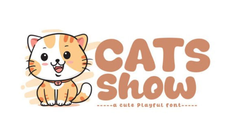 Cats Show Font