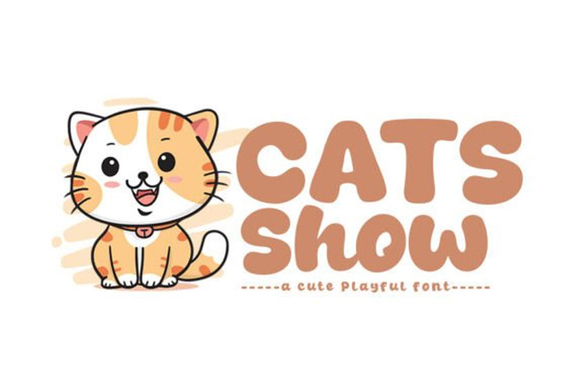 Cats Show Font