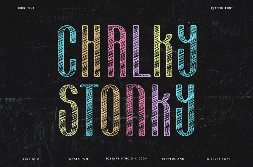 Chalky Stonky Font