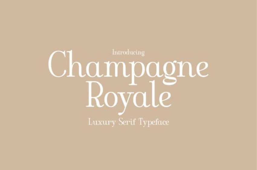 Champagne Royale Font