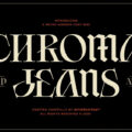 Chroma Jeans Font