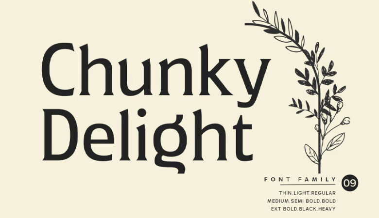 Chunky Delight Font