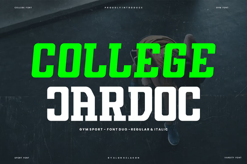 College Jardoc Font