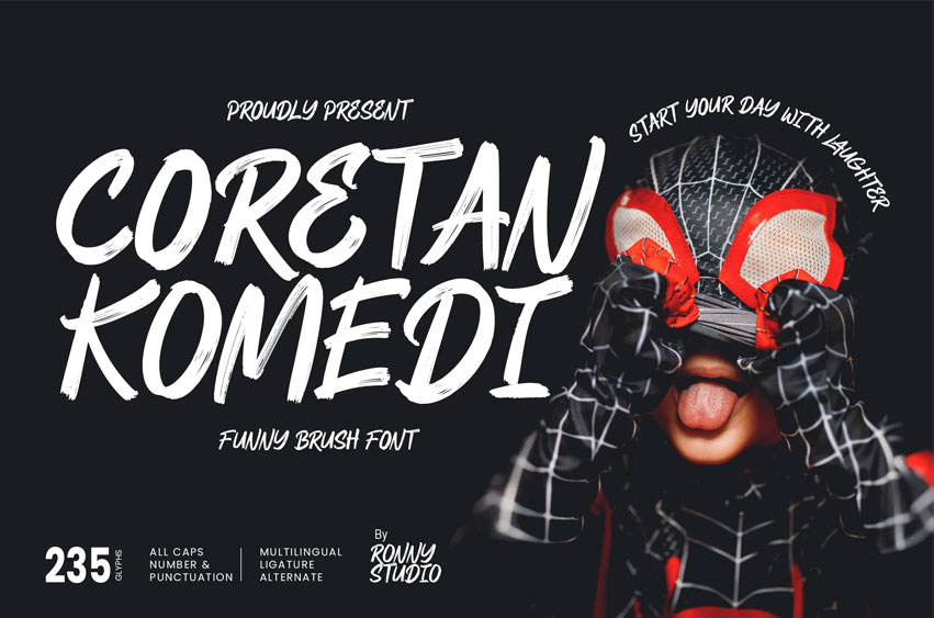 Coretan Komedi Font