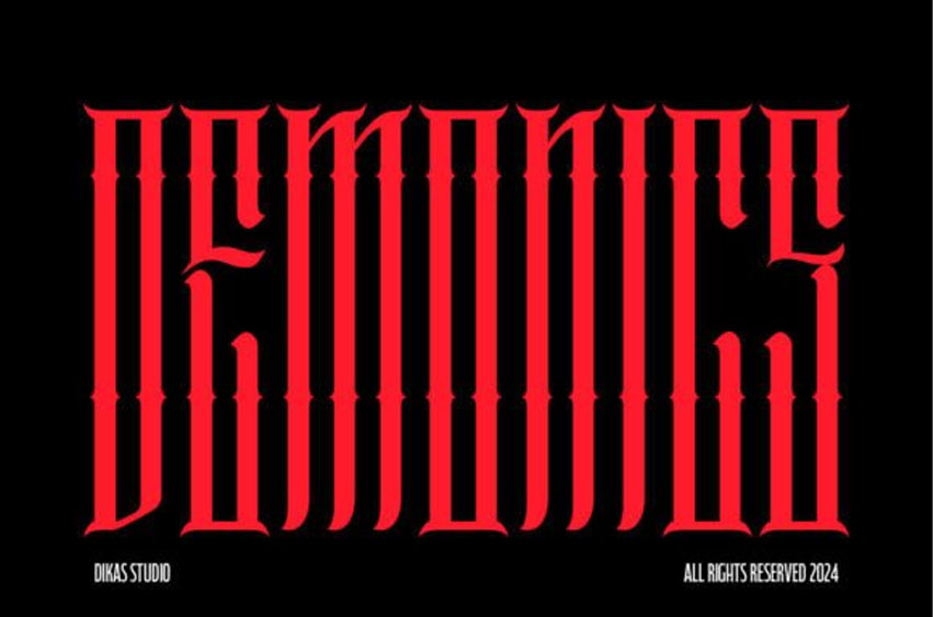 Demonics Font